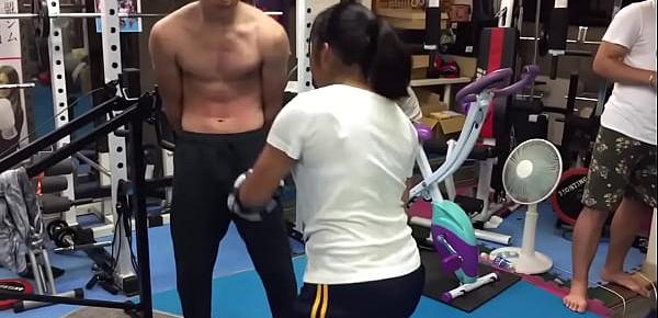  gut punch in gym room